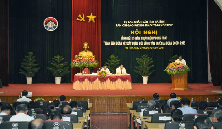Hà Tĩnh tổng kết 15 năm thực hiện Phong trào “Toàn dân đoàn kết xây dựng đời sống văn hóa”