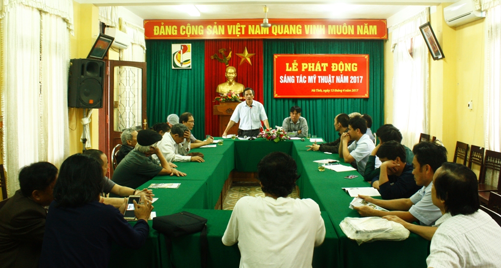 Phát động sáng tác Mỹ thuật Hà Tĩnh năm 2017