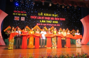 Khai mạc Triển lãm Mỹ thuật khu vực IV Bắc miền Trung, lần thứ XVIII tại Nghệ An