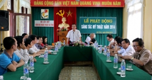 Lễ phát động sáng tác mỹ thuật năm 2014