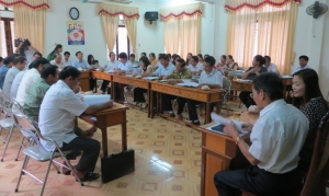 Hội nghị sơ kết phong trào thi đua 6 tháng đầu năm của Khối MT, đoàn thể và tổ chức Hội Hà Tĩnh