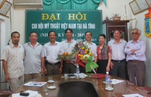Đại hội Chi hội mỹ thuật VN tỉnh Hà Tĩnh nhiệm kỳ 2014- 2019