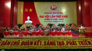 Đại hội Đảng bộ tỉnh Hà Tĩnh khóa XVIII ( nhiệm kỳ 2015- 2020)