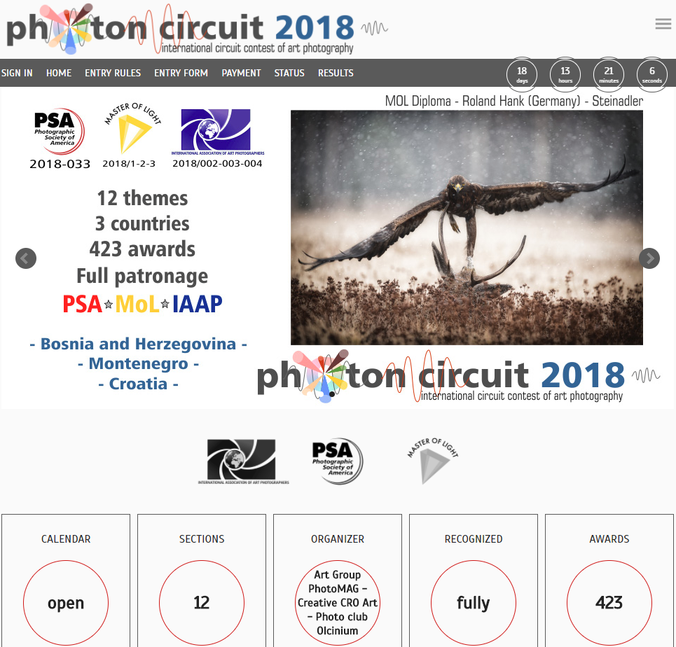 Thể lệ Cuộc thi ảnh quốc tế Photon Circuit 2018