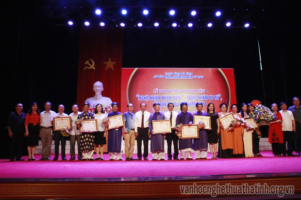 Lễ trao tặng danh hiệu Nghệ nhân nhân dân, Nghệ nhân ưu tú, Nghệ sĩ ưu tú năm 2019