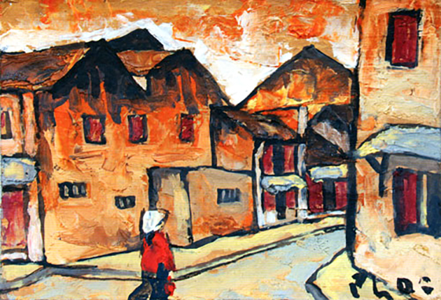 Phố cổ trong tranh của Họa sĩ Bùi Xuân Phái