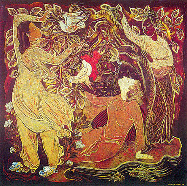 Các tác phẩm sơn mài của Họa sĩ Nguyễn Khang