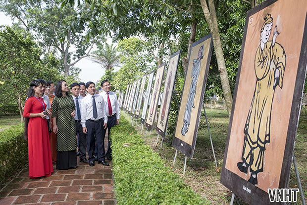 Khai mạc trưng bày, triển lãm tranh minh họa Truyện Kiều và các tác phẩm tiêu biểu của Nguyễn Du