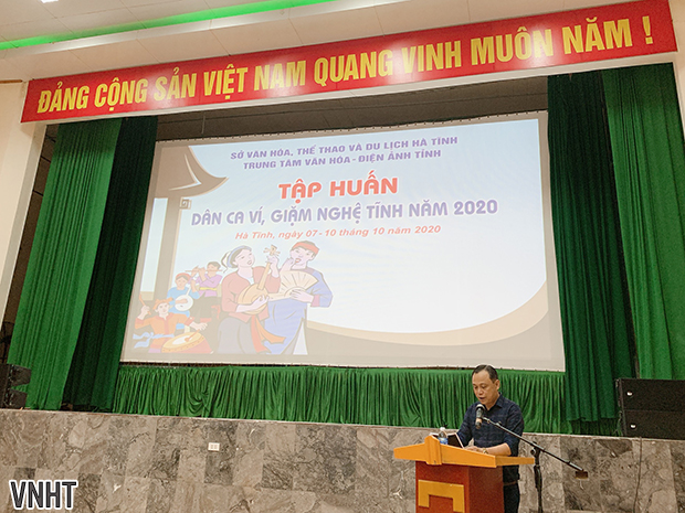 Tổ chức tập huấn Dân ca Ví, Giặm Nghệ Tĩnh năm 2020