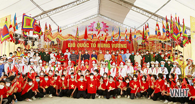 Thành kính Đại lễ Giỗ Quốc Tổ Hùng Vương tại Khu di tích lịch sử văn hóa Đại Hùng
