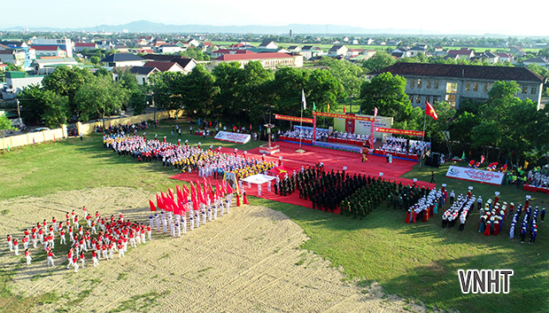 Huyện Lộc Hà long trọng khai mạc Đại hội thể dục thể thao lần thứ IV