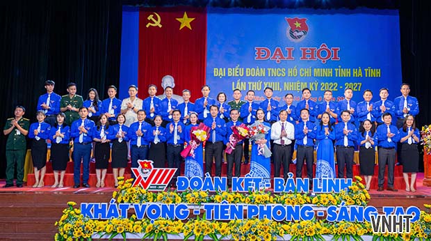 Khai mạc đại hội đại biểu đoàn Đoàn TNCS Hồ Chí Minh tỉnh Hà Tĩnh lần thứ XVIII