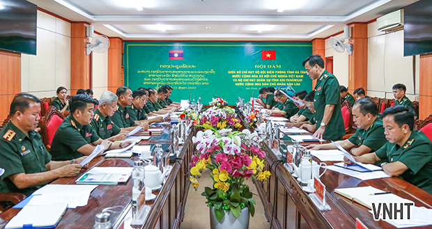 Hội đàm giữa Bộ Chỉ huy BĐBP tỉnh Hà Tĩnh  (Việt Nam) và Bộ Chỉ huy Quân sự tỉnh Bôlykhămxay (Lào)