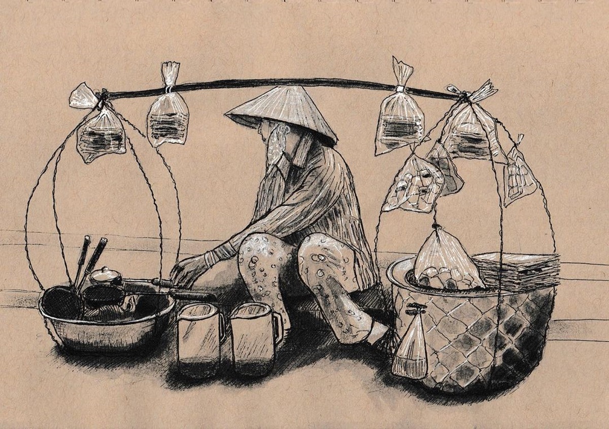 Truyện ngắn Gánh chè của Mẹ  của tác giả Đậu Thị Thu Trang 