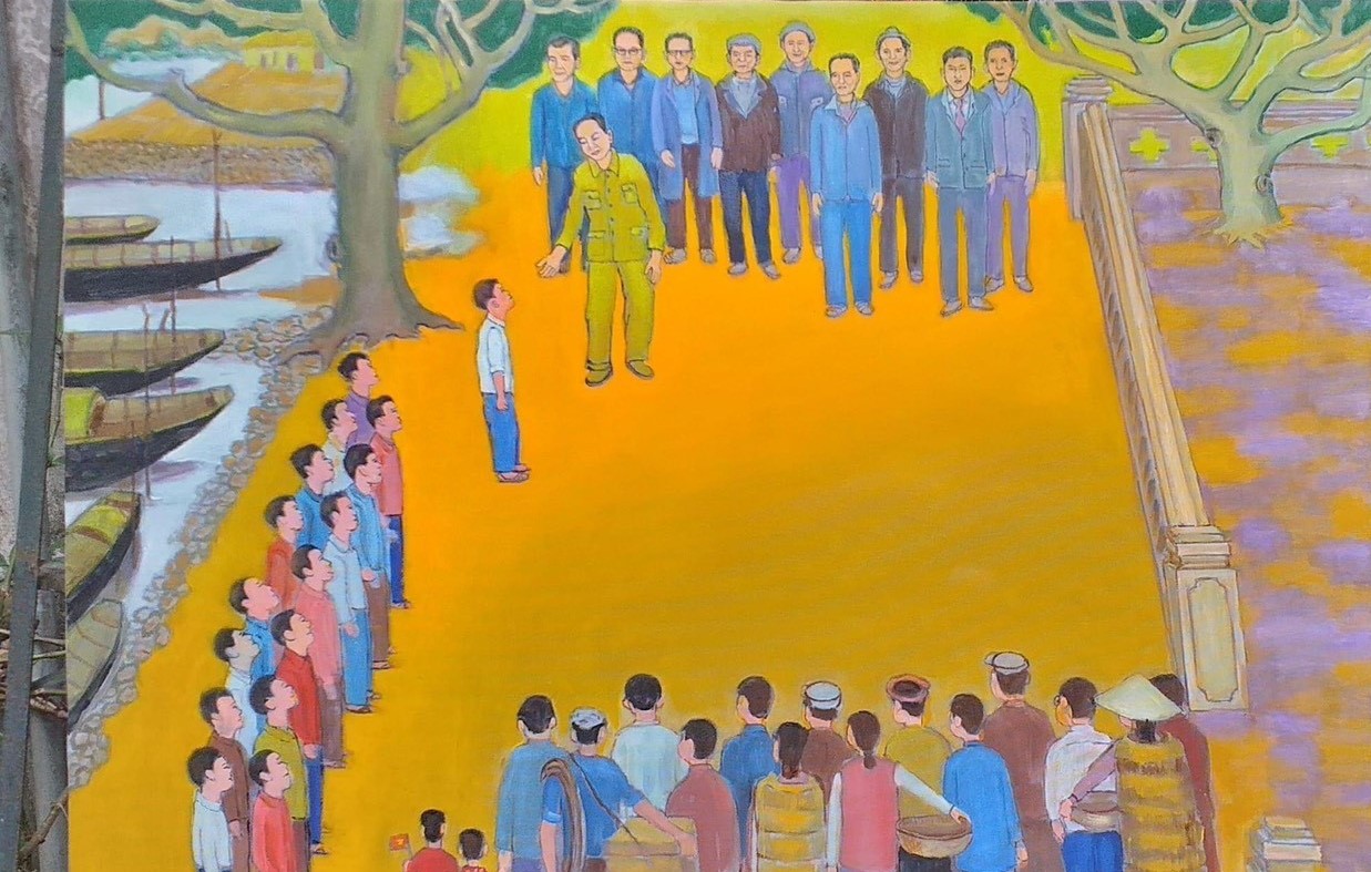 MẨU CHUYỆN VỀ ĐỒNG CHÍ VÕ NGUYÊN GIÁP THĂM XÃ NHƯỢNG BẠN