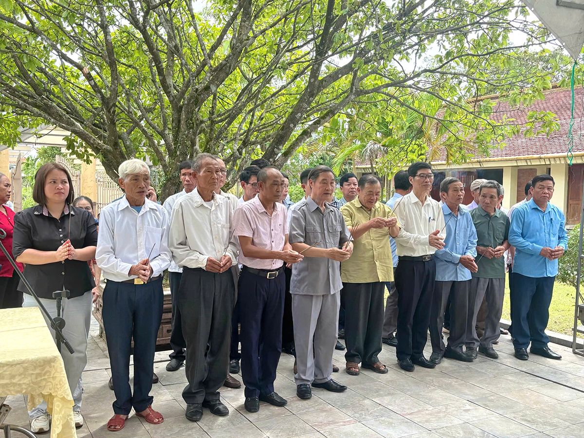 Lễ giỗ lần thứ 84 Tổng Bí thư Hà Huy Tập