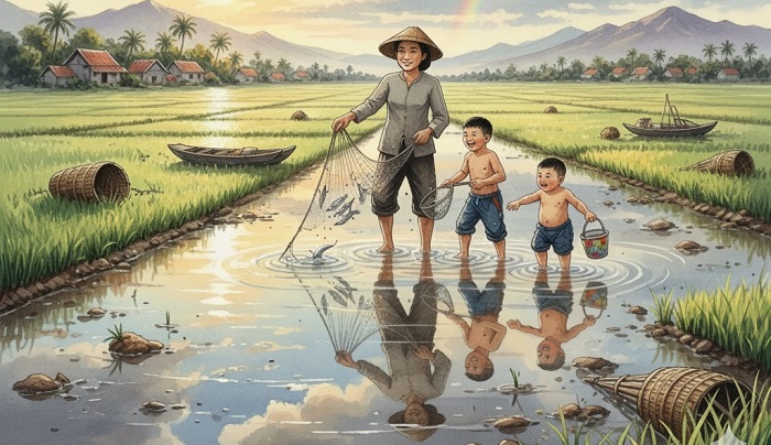 Tản văn Rộn ràng mùa cá sau bão của tác giả Đặng Thị Phúc Hải 