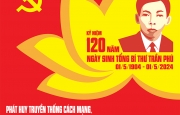 Tác phẩm mỹ thuật tham gia Cuộc vận động sáng tác, quảng bá về chủ đề “Đồng chí Trần Phú – Tổng Bí thư đầu tiên của Đảng và quê hương Đức Thọ”